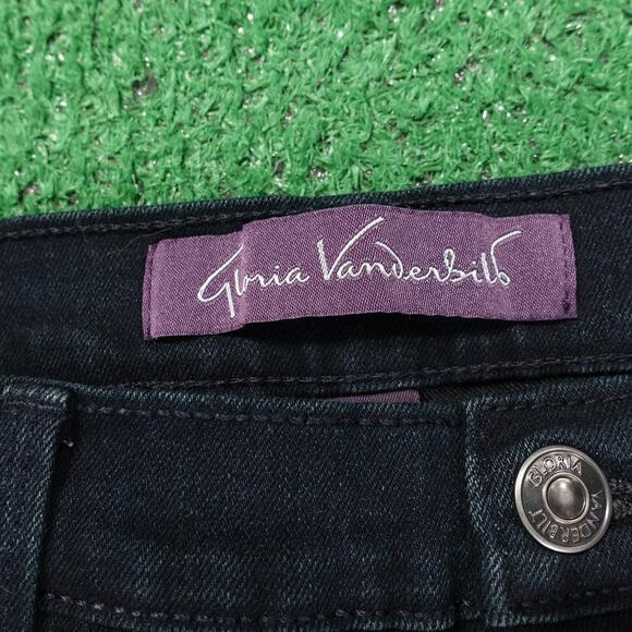 Gloria Vanderbilt Amanda Jeans Womens 8 Long Supreme Stretch Tapered Leg Denim - Picture 11 of 14